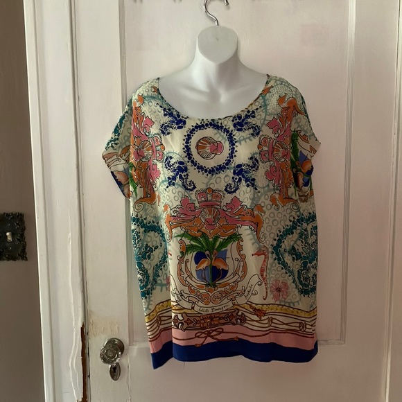 Collette Dinnigan Anthropologie silk blouse. Excellent used condition. - Picture 1 of 3